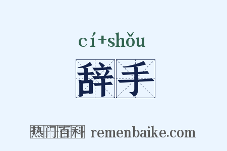 辞手是什么意思的图片